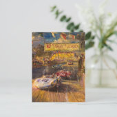 Targa Florio Italiaanse Races Briefkaart (Staand voorkant)