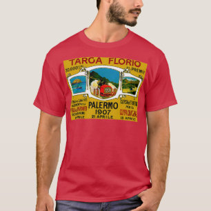  TARGA-palermo automatische raceafdrukken T-shirt