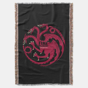 Targaryen Sigil - Brand en bloed Deken