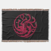 Targaryen Sigil - Brand en bloed Deken (Voorkant)