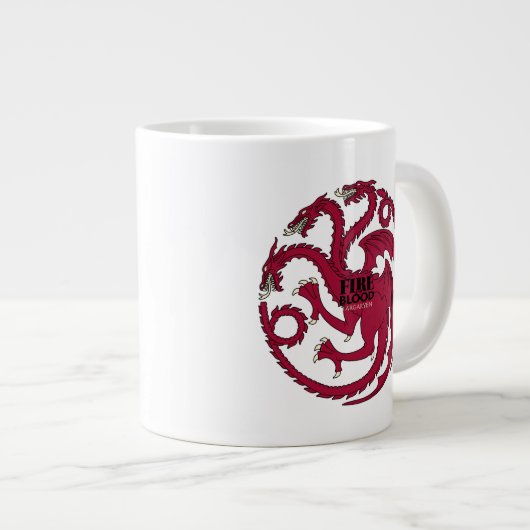 Targaryen Sigil - Brand en bloed Grote Koffiekop (Voorkant rechts)