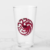 Targaryen Sigil - Fire & Blood Glas (Voorkant)