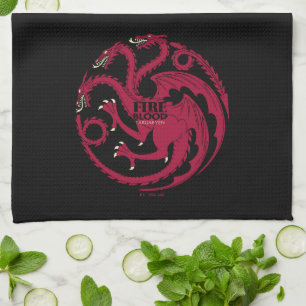 Targaryen Sigil - Fire & Blood Theedoek