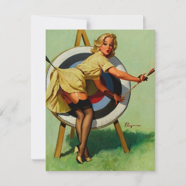 Target Archery Pinup Girl (Voorkant)