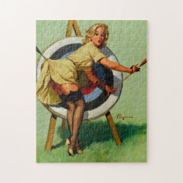 Target Archery Pinup Girl Legpuzzel