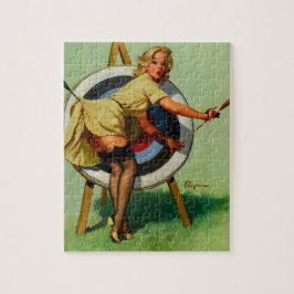 Target Archery Pinup Girl Legpuzzel