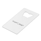 target="_blank" Programmer Creditkaart Flessenopener (Voorkant Gekanteld)