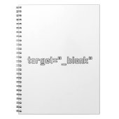 target="_blank" Programmer Notitieboek (Voorkant)