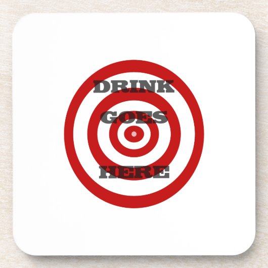 Target Bullseye Bier Onderzetter (Voorkant)