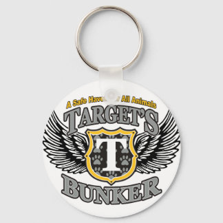 Target_Bunker_Black_Logo Sleutelhanger