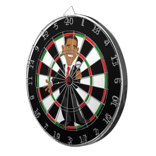 Target Obama Dartbord (Voorkant Rechts)