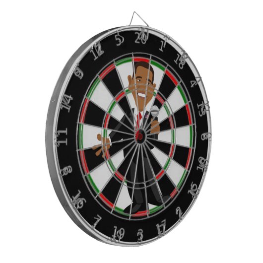 Target Obama Dartbord (Voorkant Links)