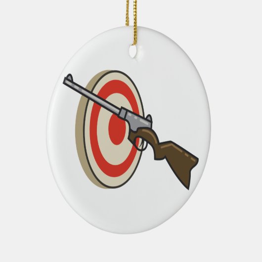 Target Shoot Keramisch Ornament (Rechts)
