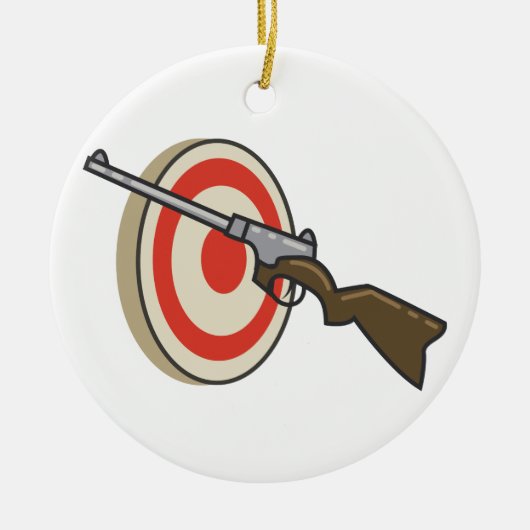 Target Shoot Keramisch Ornament (Voorkant)