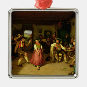 Target Shooting and Dancing in Oberbayern, 1841 Metalen Ornament