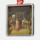 Target Shooting and Dancing in Oberbayern, 1841 Metalen Ornament (Links)