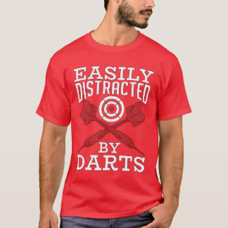 Target Sports Easily Distracted By Darts Bullseye  T-shirt
