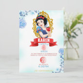 Targeta digital de blanca nieves  kaart (Staand voorkant)