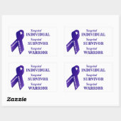 Targeted Individuals Awareness Survivor Warrior Rechthoekige Sticker (Vel)