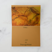 *'t'arici Roos' ontwerp, dank u Feestdagen Kaart (Binnen)