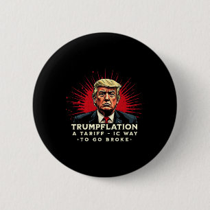 Tarief Dit Stemmen Op Hem Anti Trump Tarieven Suck Ronde Button 5,7 Cm