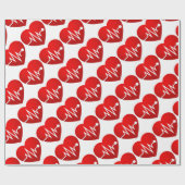 Tarief hartslag cadeaupapier (Vlak)