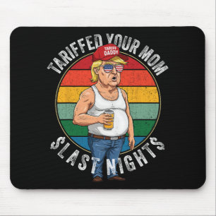 Tarief je moeder retro grappige tarief papa Trump  Muismat