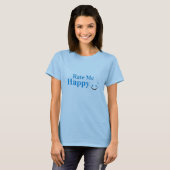 Tarief me Happy T-shirt (Voorkant volledig)