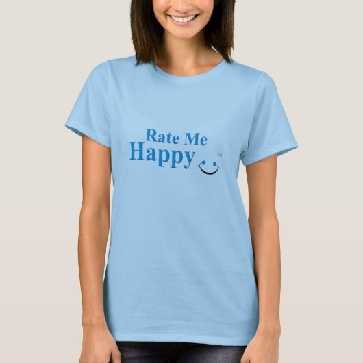 Tarief me Happy T-shirt (Voorkant)