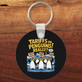 Tarief Pinguïns Flippers Omhoog Heard Island Grapp Sleutelhanger (Voorkant)
