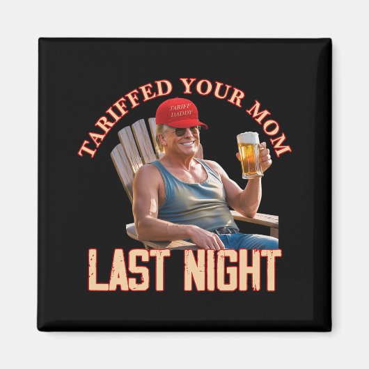 Tarief Uw Mama Grappig Tarief Papa Trump Meme Magneet (Voorkant)