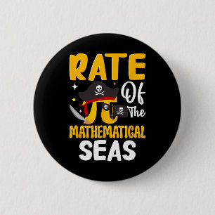 Tarief van de wiskundige Zeeen - PI-symbool Wiskun Ronde Button 5,7 Cm