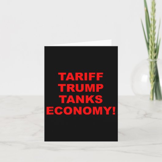 Tariefeconomie Trump Tanks Kaart (Voorkant)