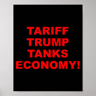 Tariefeconomie Trump Tanks Poster