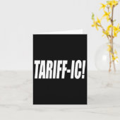 Tariefic Tarief Trump Tarief Geweldige Fair Trade Kaart (Gele Bloem)