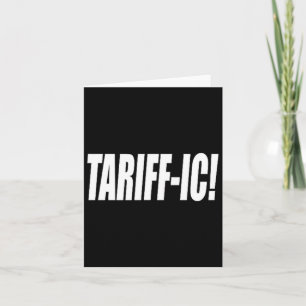 Tariefic Tarief Trump Tarief Geweldige Fair Trade Kaart