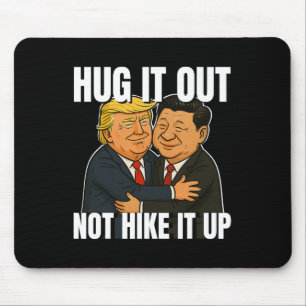 Tariefoorlog Grappig Trump Knuffelen Xi Jinping Tr Muismat