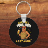 Tariefpapa politieke meme - Grappige Trump stijl t Sleutelhanger (Voorkant)