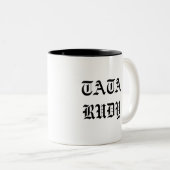 TARIËLE TWEEKLEURIGE KOFFIEMOK (Voorkant rechts)