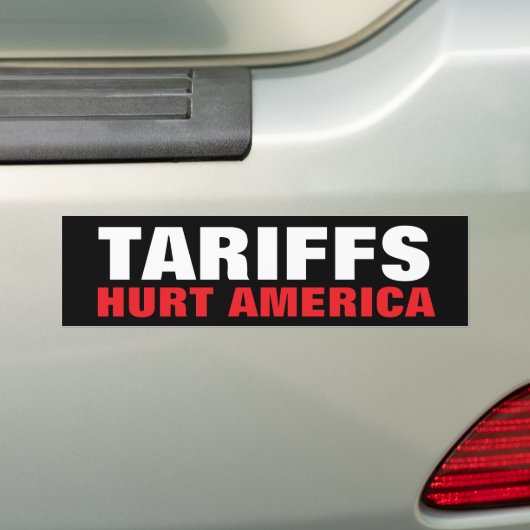 Tarieven Hurt America auto bumper sticker (Op auto)