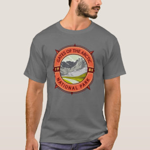 Tarieven van de Arctic National Park Retro Compass T-shirt