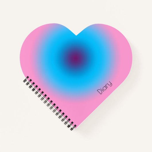 Tarieven van de helling van de hartvorm van de hel notitieboek (Voorkant)