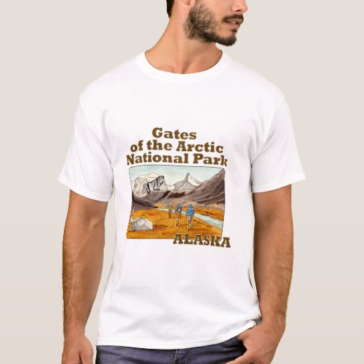 Tarieven van het Nationaal Park van de Arctische r T-shirt (Voorkant)