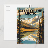 Tarieven van het nationale Arctisch park Briefkaart (Voorkant / Achterkant)