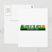 Tarieven van het nationale Arctisch park Briefkaart (Voorkant / Achterkant)