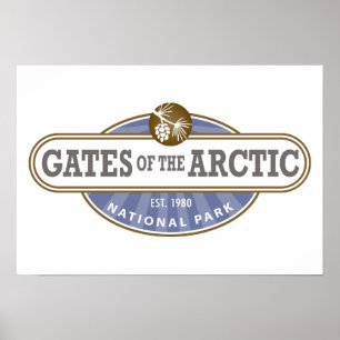 Tarieven van het nationale Arctisch park Poster