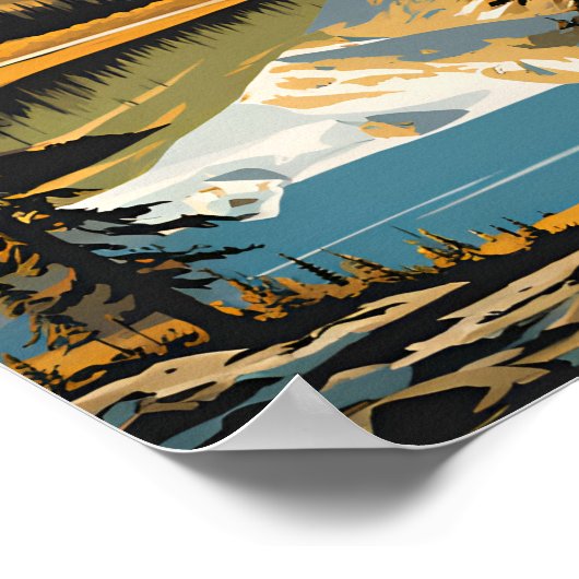 Tarieven van het nationale Arctisch park Poster (Hoek)