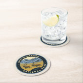 Tarieven van het nationale Arctisch park Ronde Kartonnen Onderzetter (Insitu)