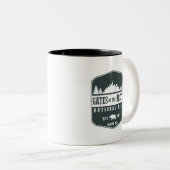 Tarieven van het nationale Arctisch park Tweekleurige Koffiemok (Voorkant rechts)