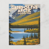 Tarieven van het nationale park Alaska in het noor Briefkaart (Voorkant)